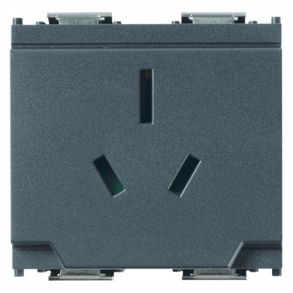 2P+E 15A Australian SICURY-outlet grey image 1