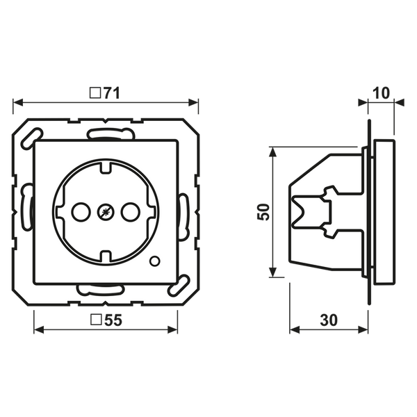 SCHUKO socket A1520BFKOO image 7