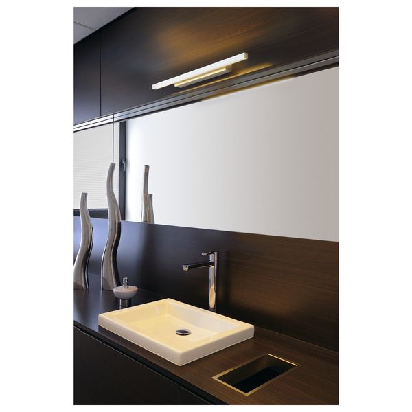 GLENOS LED 12,6W, 3000K, mirror luminaire, silver image 3