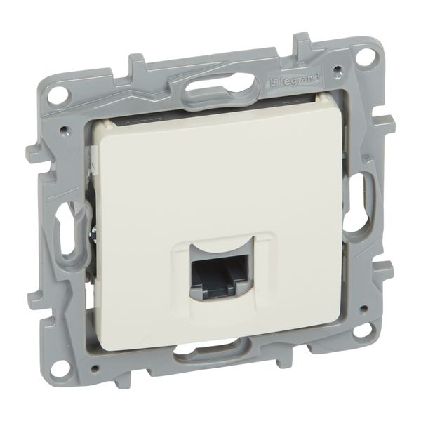 RJ45 socket Niloé category 5 UTP 360° shielded claws ivory image 1