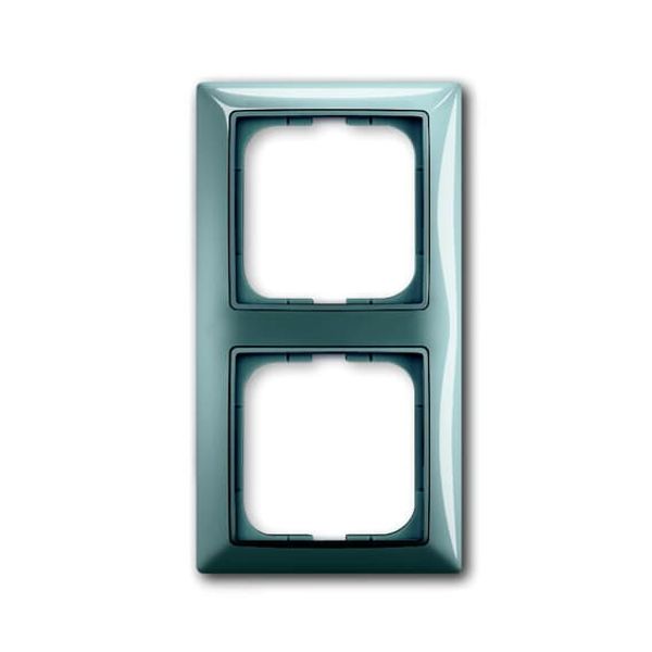 2512-98-507 Cover Frame 2gang(s) bistro-blue - Basic55 image 1