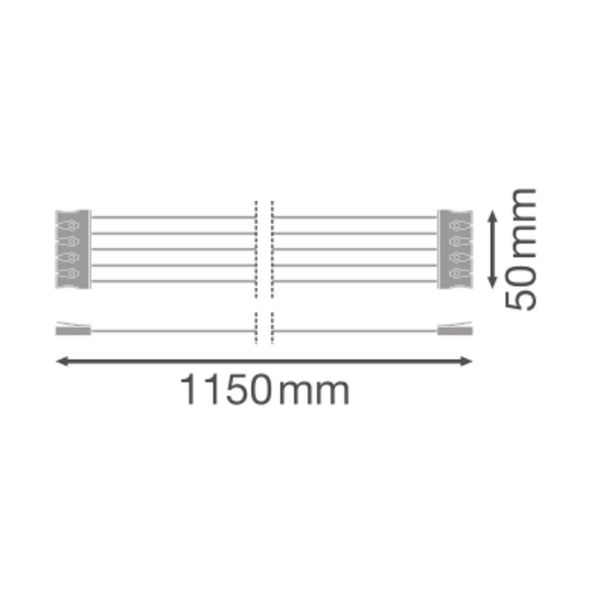 DAMP PROOF HOUSING ACCESSORIES 1200 2xLAMP TH-KIT 5x2.5 image 5