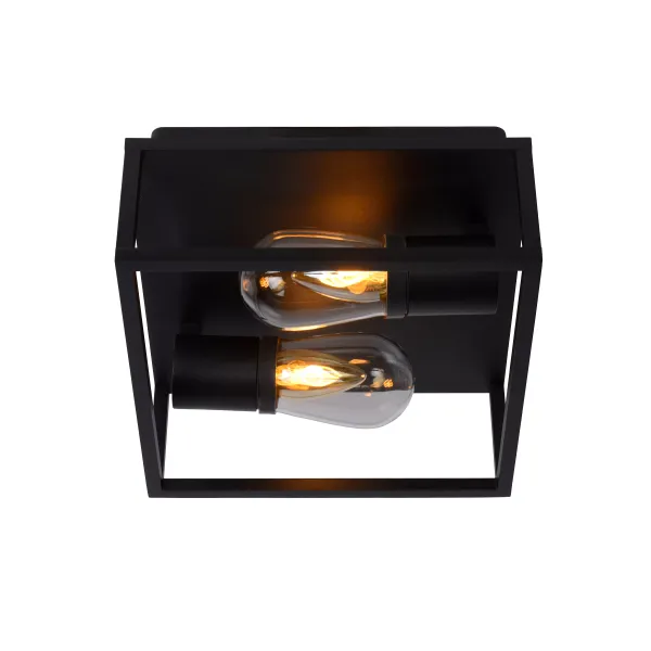 CARLYN Ceiling Light Bathroom 2xE14/6W Black image 1