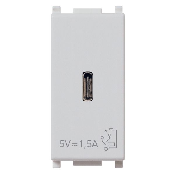 C-USB supply unit 5V 1,5A 1M Silver image 1