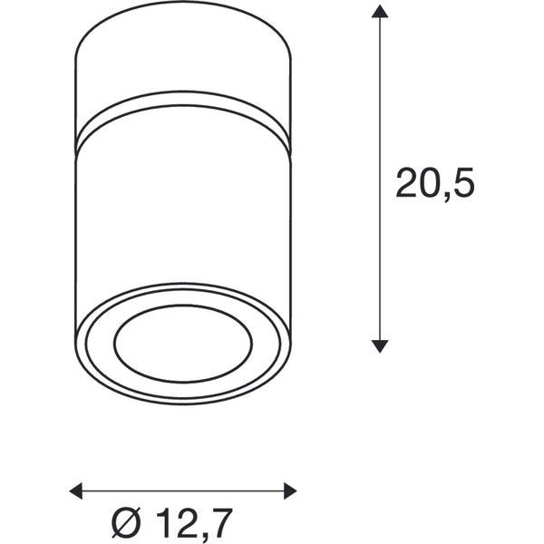 SUPROS CL ceiling light,round,white,3150lm,3000K,SLM LE image 2