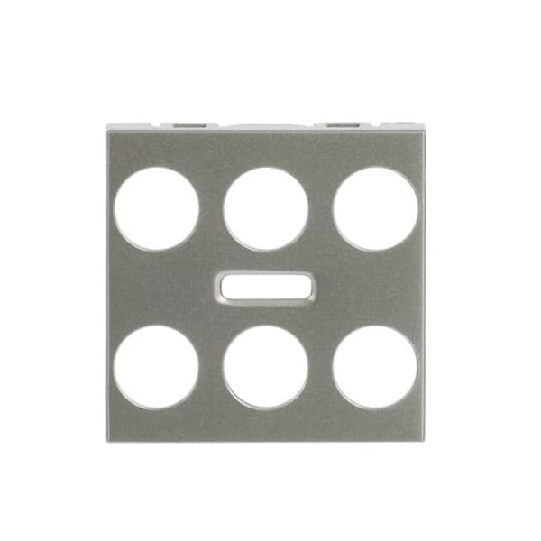 N2221.7 CV Cover plate for Switch/push button Central cover plate Champagne - Zenit image 1