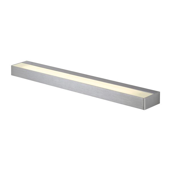 SEDO 21 LED wall light,square brushed alu,frosted glass image 1