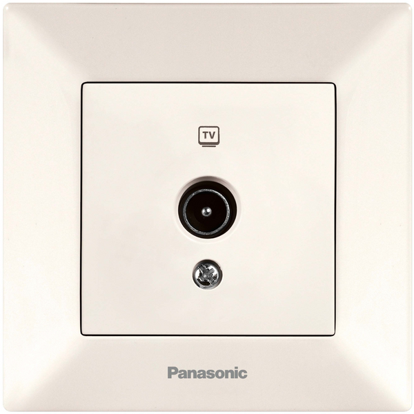 Arkedia Beige TV Socket Terminated image 1