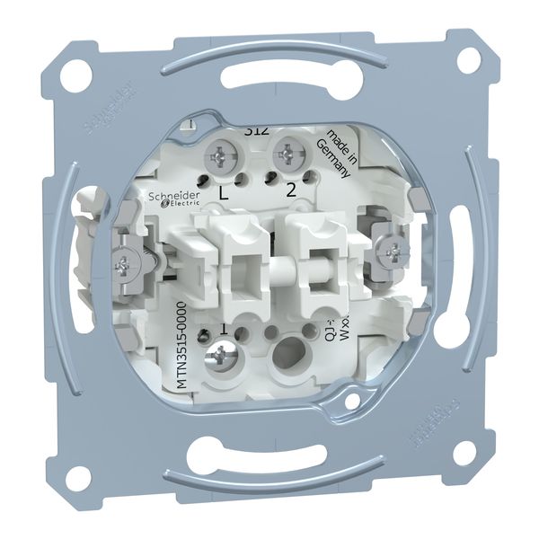 Two-circuit switch insert 1 pole, flush-mounted, 16 AX, AC 250 V, screw term. image 3