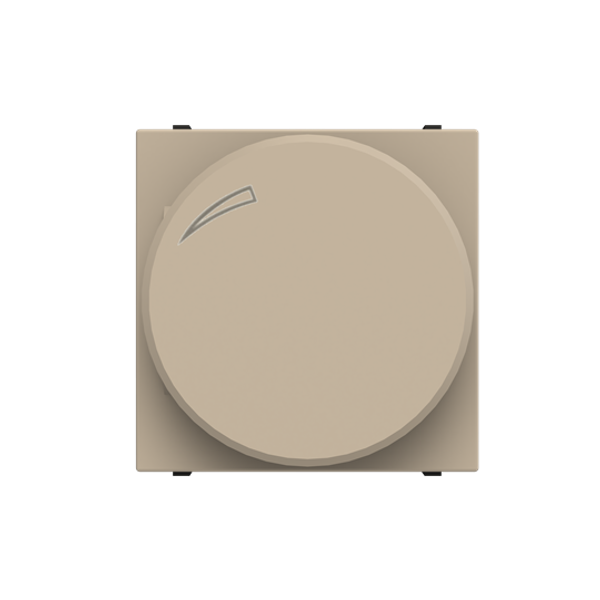 N2260.2 CV Universal rotatory/push dimmer - 2M - Champagne image 1