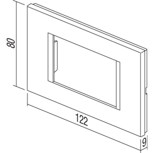 Cover frame 3M, sand gold image 3