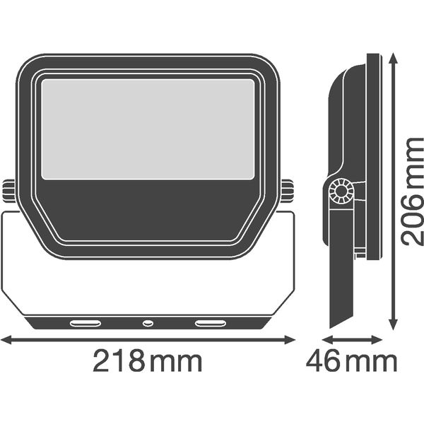 FLOODLIGHT 50 W 3000 K SYM 100 WT image 4