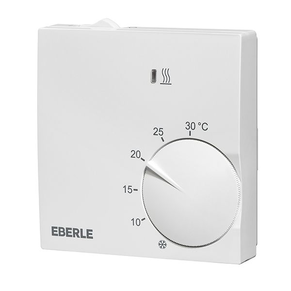 Active white room controller extra flat, 5-30C, AC 230V, 1 NC contact, 5 A, on/off, lamp heat, with TA approx.5K, RAL 9016 image 2