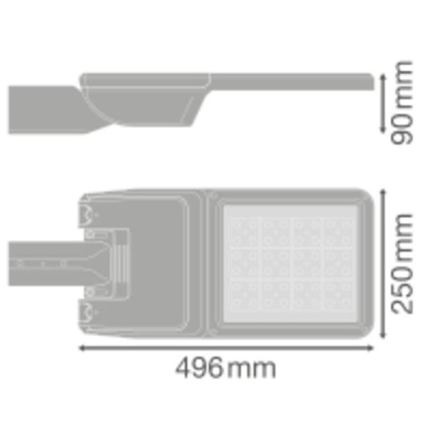 STREETLIGHT FLEX MEDIUM RV25ST P 80W 730 WAL image 3