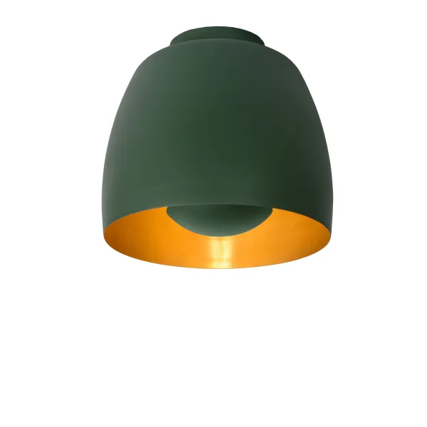 Lucide NOLAN - Flush ceiling light - Ø 24 cm - 1xE27 - Green image 1