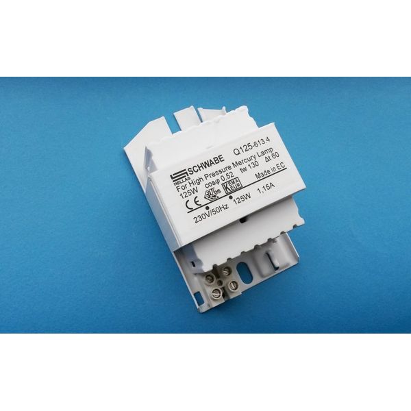 Ballasts for Mercury lamps Q125W-613.4  230V 50Hz image 1