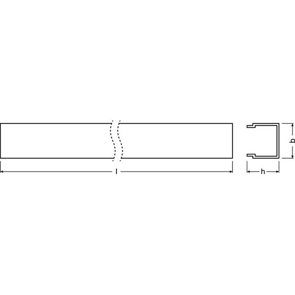 Covers for LED Strip Profiles -PC/W01/C/1 image 2