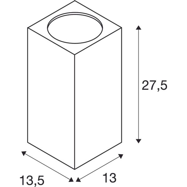 BIG THEO WALL, anthracite, Flood up/down, double-headed image 3