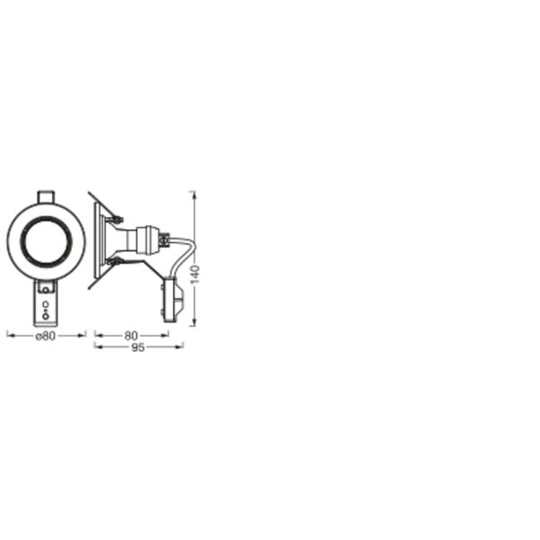 LED SPOT SET RECESS GU10 3x2.6W GU10 Brushed Nickel image 9