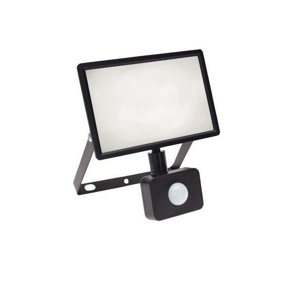 NOCTIS LUX 3 FLOODLIGHT 20W NW 230V IP44 120x170x53mm BLACK with PIR sensor image 2