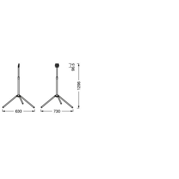 WORKLIGHT VALUE TRIPOD 1x10W 865 image 7