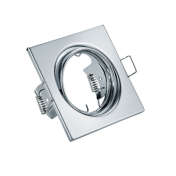 Jura recessed spotlight GU10 chrome square image 1