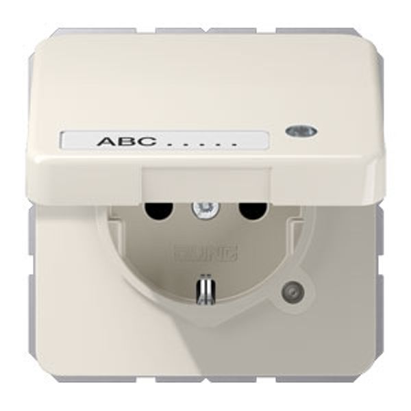 Schuko socket with hinged lid CD1520NAKLKO image 1