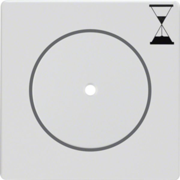 Centre plate f. time relay insert, push-button clearlens, Q.1/Q.3, p.w image 1