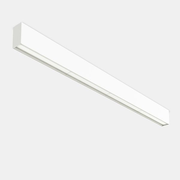 Lineal lighting system Infinite Pro 1136mm Surface Batwing 30.38W LED neutral-white 4000K CRI 80 ON-OFF White IP40 4554lm image 1