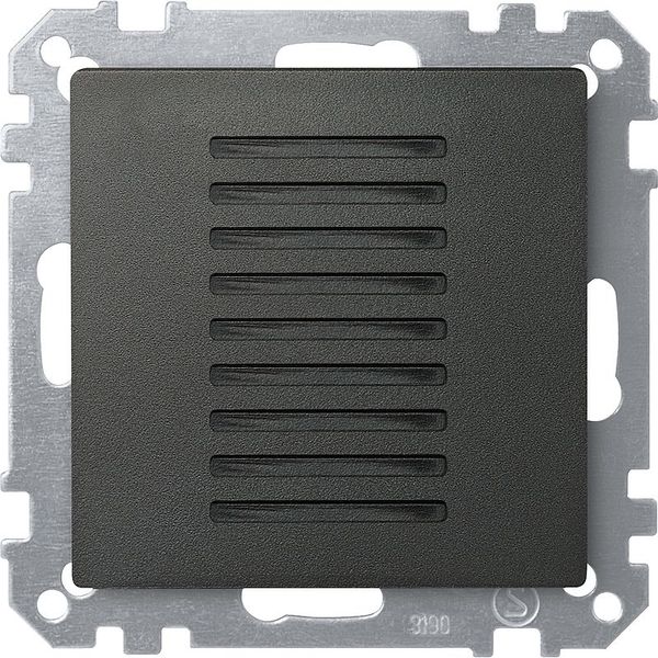 Room temperature controller for commercial areas, anthracite, System M image 1