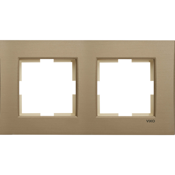 Novella Accessory Bronze Two Gang Frame image 1