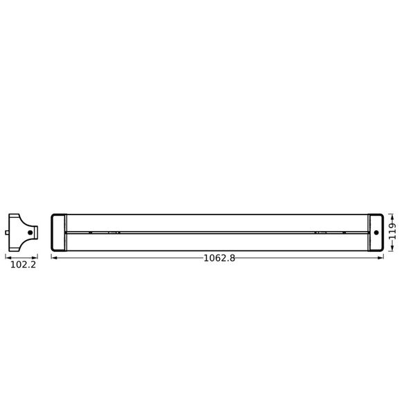 Office Line Double Rotatable 1.1M 42W 840 image 4