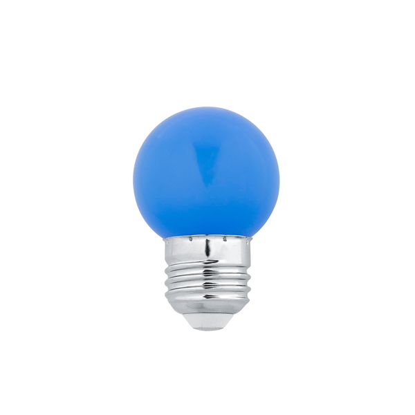 BULB G45 BLUE E27 1W LED image 1