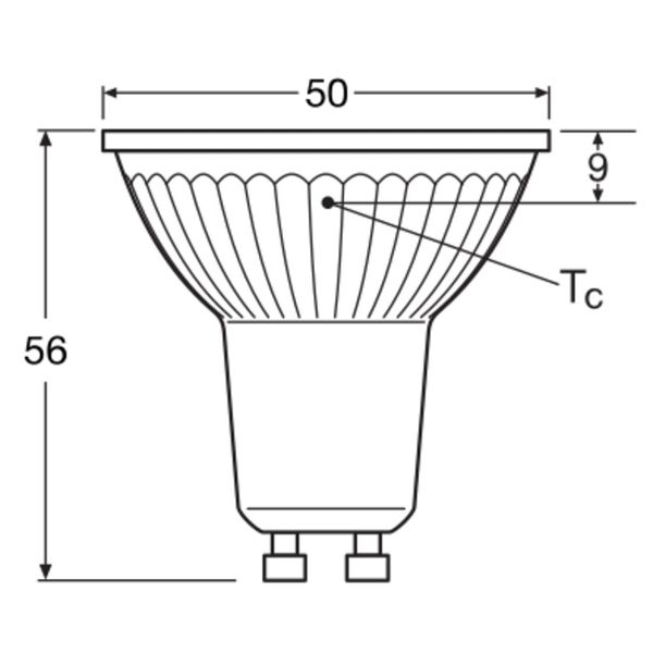 LED STAR PAR16 4.3W 827 GU10 image 10