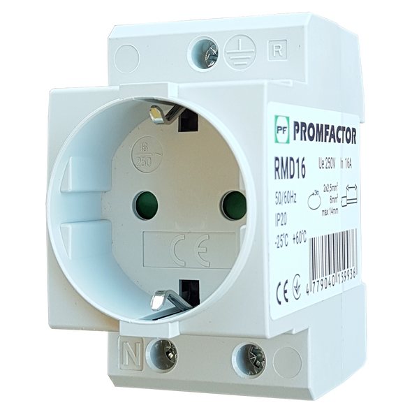 Din Rail Socket RMD16 16A, 230V image 1