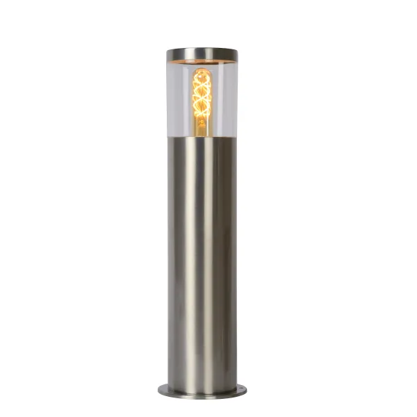 FEDOR Bollard Light E27/40W H49.5cm Satin Chrome image 1