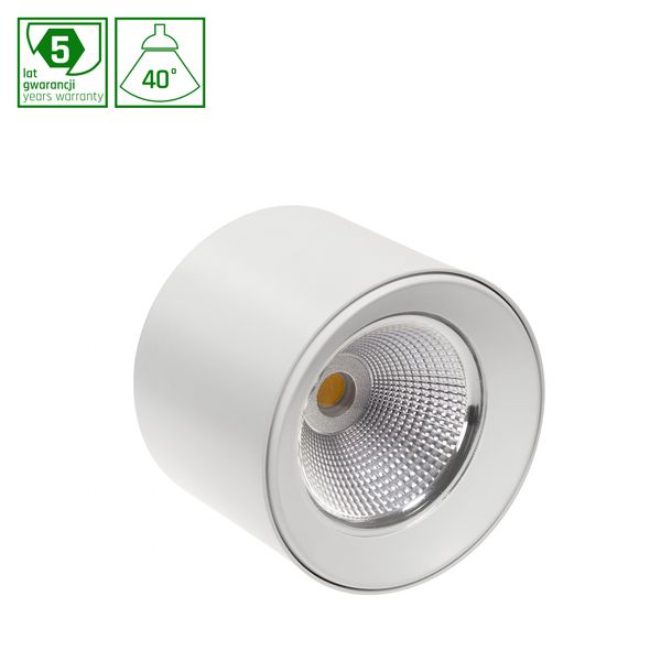 CEL ZOSMA 3 ROUND CHEESE 27W 230V 40DEG WHITE image 1