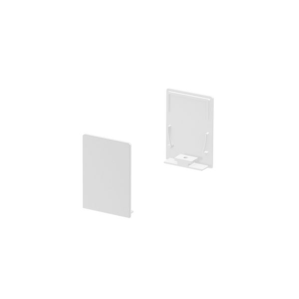 GRAZIA 20 Endcap, 2 pcs., high version, white image 1