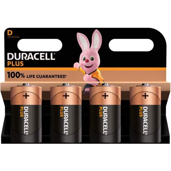 DURACELL Plus MN1300 D BL4 image 1