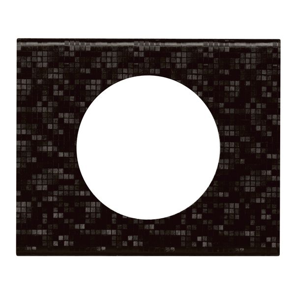 1 GANG PLATE LEATHER PIXELS image 2