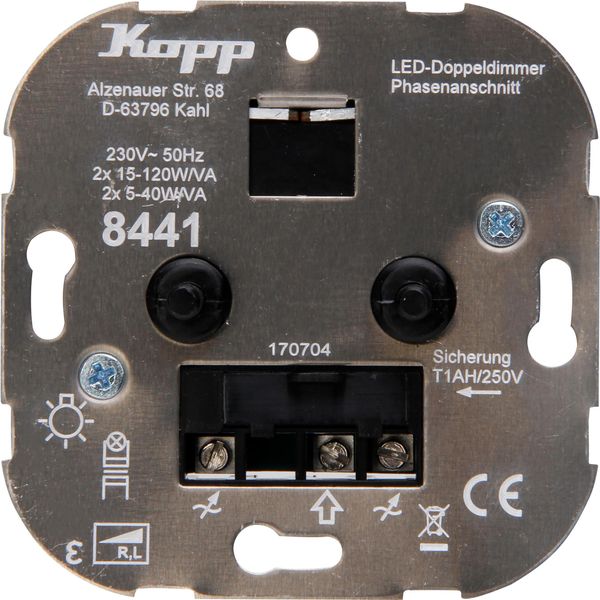 Double-dimmer 2x15-120W/VA image 1