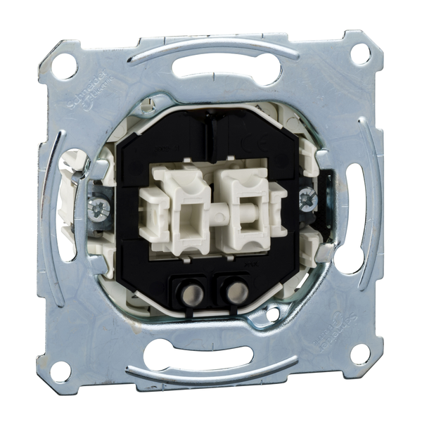 Two-circuit swit.insrt 1P w. locat.light,flush-mntd,16 AX, AC 250 V, screw term. image 4