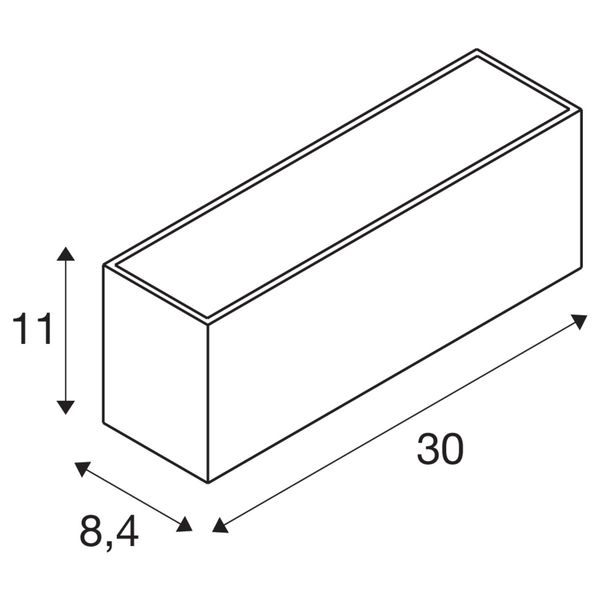 SITRA L WL 24W 2700/4150lm 105ø ?80 230V 3/4K IP44 anthracit image 5