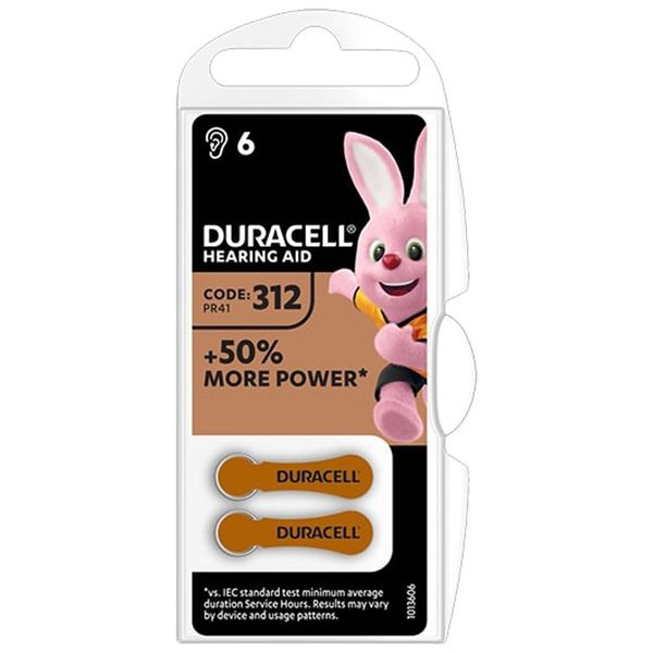 DURACELL Easytab DA 312 BL6 image 1