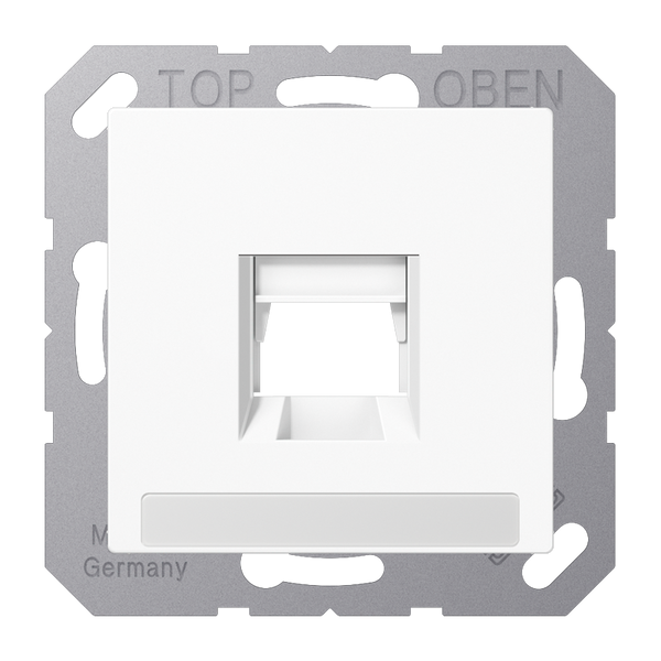 Centre plate for MJ IF f. 1 socket A1569-15NAWEWW image 1