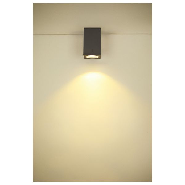 ENOLA S SQ 9W 3000/4000K 230V LED IP65 anthracite image 3