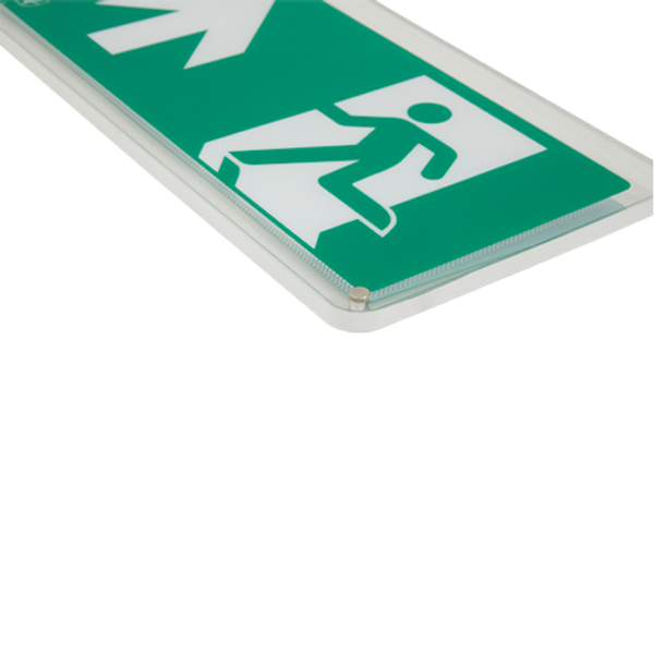 Harrier IP65 Blade Exit Sign Double Sided Legend Arrow Up image 5