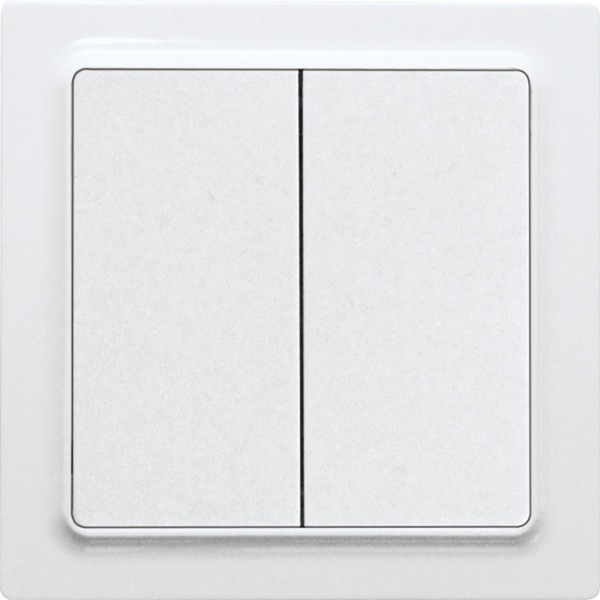 Friends of Hue wireless pushbutton in E-Design55, polar white mat image 1