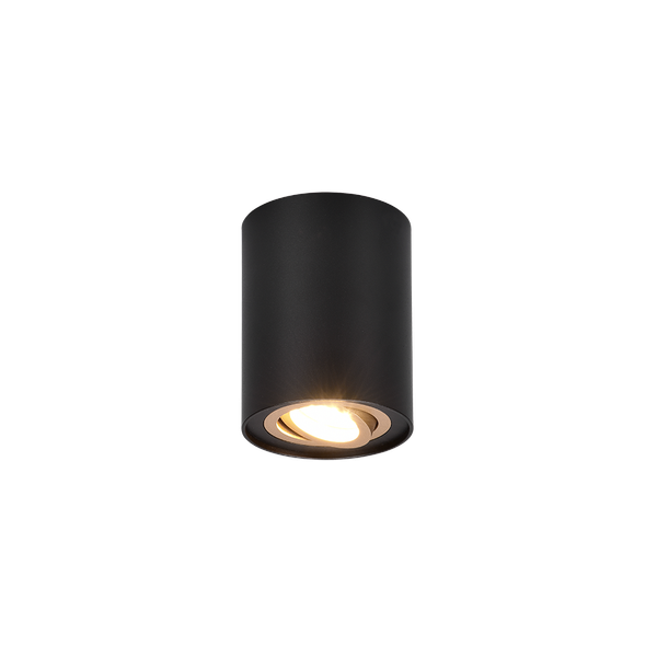 Cookie ceiling lamp 1-pc GU10 black/gold image 1