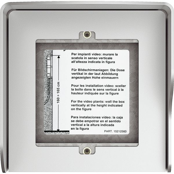 scatola superficiale 1 modulo allmetal image 2